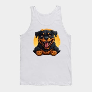 Halloween Rottweiler Dog #1 Tank Top